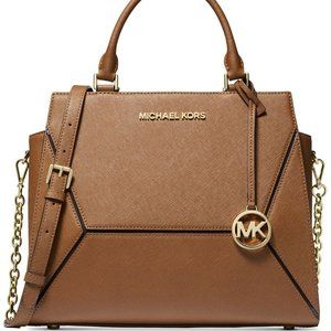 Michael Kors Prism Saffiano Leather Large Satchel